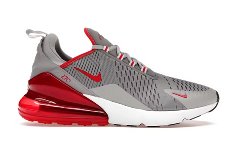 Nike Air Max 270 Particle Grey University Red