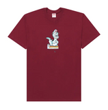 Supreme Dinosaur Tee Burgundy (WORN)
