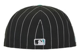 Supreme MLB Teams Box Logo New Era 59Fifty Cap Black Pinstripe