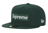 Supreme MLB Teams Box Logo New Era 59Fifty Cap Green