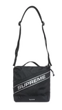 Supreme Logo Shoulder Bag Black (WORN)