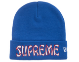 Supreme New Era Action Beanie Blue