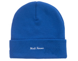 Supreme New Era Action Beanie Blue