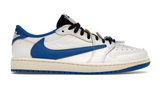 Air Jordan 1 Retro Low OG SP Fragment x Travis Scott Sail Military Blue (WORN)