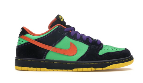 Nike SB Dunk Low Green Spark Hoop Orange (WORN)