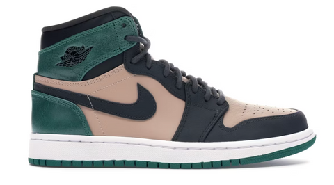 Air Jordan 1 Retro High Bio Beige Anthracite Mystic Green (Women's) (WORN)