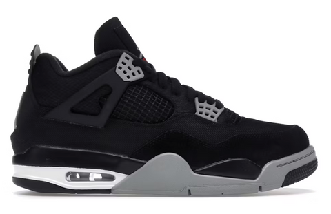 Air Jordan 4 Retro SE Black Canvas (WORN/DMG BOX)