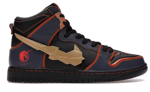 Nike SB Dunk High RX-0 Unicorn Gundam 02 Banshee (WORN)