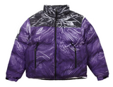 Supreme The North Face Printed Nuptse Trompe L'oeil Jacket Purple