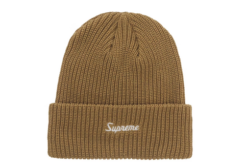 Supreme Loose Gauge Beanie (FW25) Light Brown