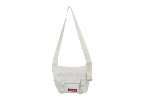 Supreme Denim Messenger Bag White