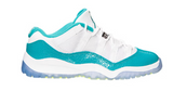 Air Jordan 11 Retro Low Aqua Safari (PS) Preschool [NEW/YELLOWING]