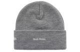 Supreme New Era Box Logo Beanie (FW25) Heather Grey