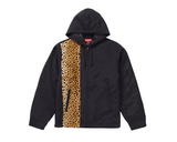 Supreme Cheetah Hooded Station Jacket Black (WORN)