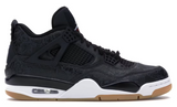 Air Jordan 4 Retro Laser Black Gum (WORN)