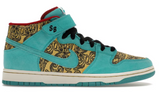 Nike SB Dunk Mid Premium Peacock (WORN/DMG BOX)