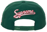 Supreme World Famous S Logo 6-Panel Hat Green