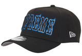 Supreme Gothic Outline Adjustable New Era 59Fifty Fitted Cap Black
