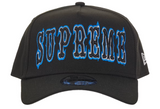 Supreme Gothic Outline Adjustable New Era 59Fifty Fitted Cap Black