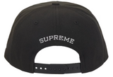 Supreme Gothic Outline Adjustable New Era 59Fifty Fitted Cap Black
