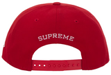 Supreme Gothic Outline Adjustable New Era 59Fifty Fitted Cap Red