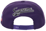 Supreme World Famous S Logo 6-Panel Hat Purple