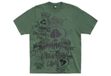 Stussy Skulls Pigment Dyed Tee Pine