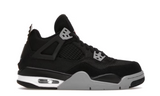 Air Jordan 4 Retro Black Canvas (GS) (WORN) (DAMAGED BOX)