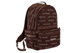 Supreme Logo Backpack (FW26) Brown
