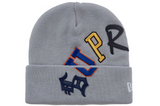 Supreme New Era Arc Beanie Grey