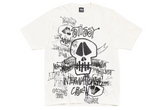 Stussy Skulls Pigment Dyed Tee Natural