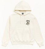 Stussy Fresh Foils Hoodie Garment Dyed Bone