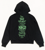 Stussy Peace Increased Zip Hoodie Black