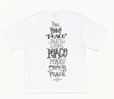 Stussy Peace Increased Tee White