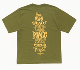 Stussy Peace Increased Tee Olive