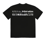 Cactus Plant Flea Market x McDonald's Cactus Buddy! And Friends T-shirt Black