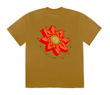 Travis Scott Cactus Jack Flower T-shirt Gold