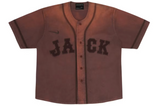 Travis Scott Cactus Jack x Fragment x Nike Tokyo Jack Retro Baseball Jersey Brown