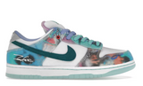 Nike SB Dunk Low Futura Laboratories Bleached Aqua (WORN)
