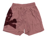 Travis Scott Cactus Jack For Mastermind Skull Shorts Washed Red
