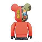 Bearbrick A Bathing Ape 1st Camo Shark 400% Red