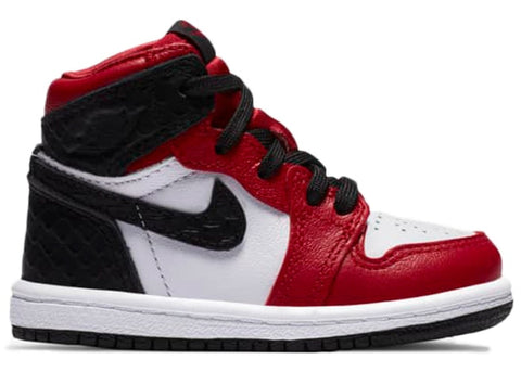 Air Jordan 1 Retro High Satin Snake Chicago (TD) Toddler