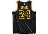 Nike Los Angeles Lakers Kobe Bryant Black Mamba City Edition Swingman Jersey Black/Gold