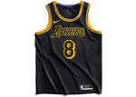 Nike Los Angeles Lakers Kobe Bryant Black Mamba City Edition Swingman Jersey Black/Gold