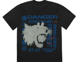 Travis Scott Cactus Jack For Fragment Danger Tee Washed Black