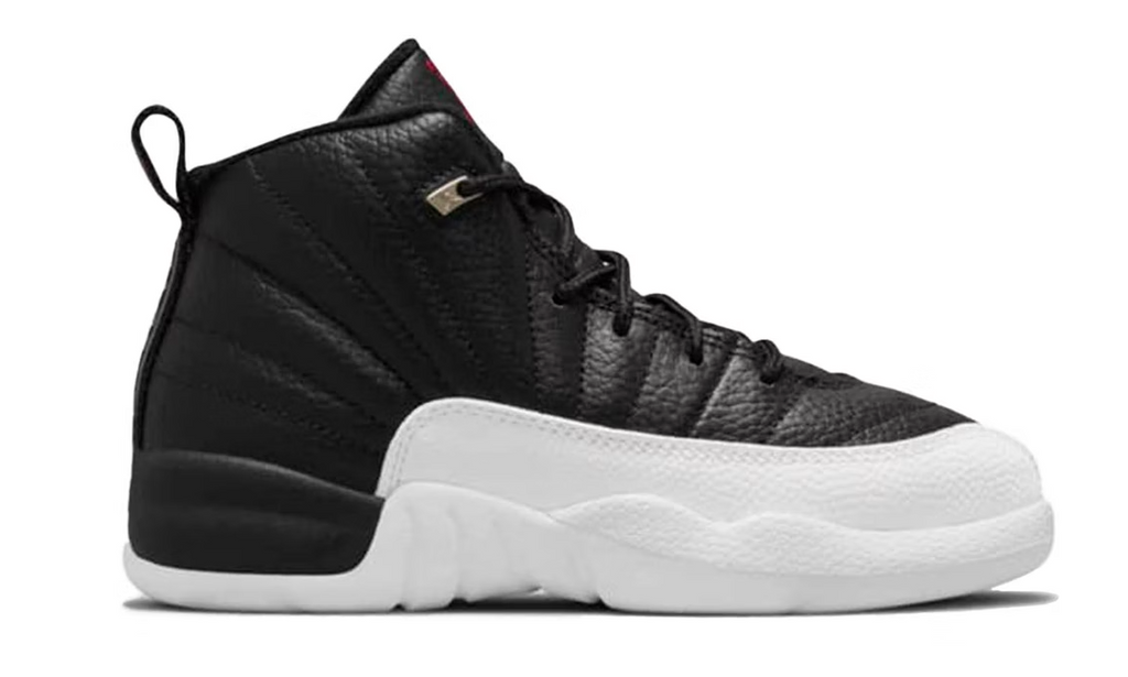 Jordan 12 black sales preschool