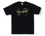 BAPE 1st Camo BAPE Sta Logo Tee (FW22) Black & Yellow