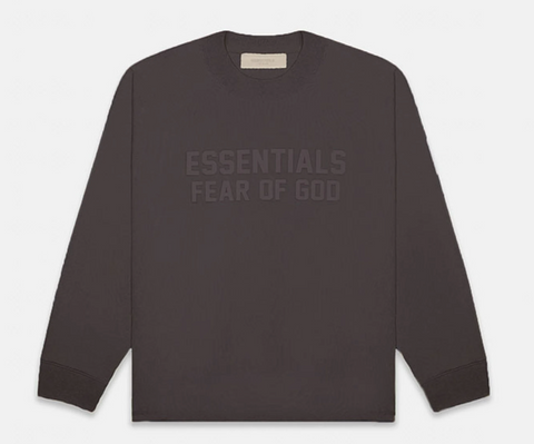 Fear of God Essentials Relaxed Crewneck Off Black (SS23)