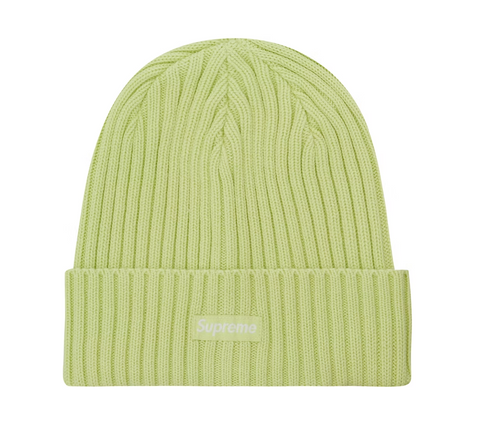 Supreme Overdyed Beanie (SS23) Light Lime