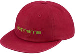 Supreme Compact Logo 6-Panel Red